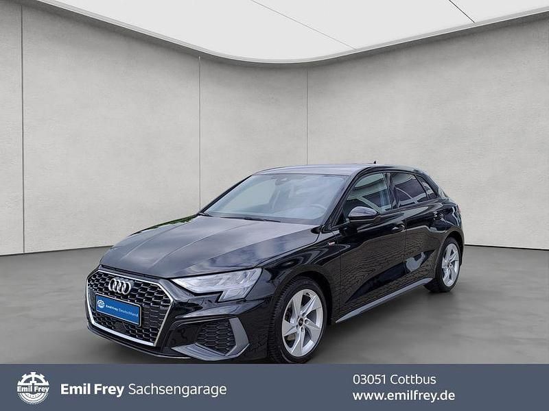 Schwarz Gebraucht 2024 Audi A3 S-Line Limousine | 23.940 € (Guter Preis) - Bild 1/4