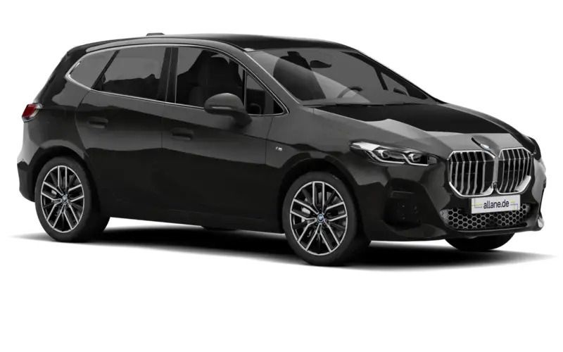 Saphirschwarz metallic(schwarz) Neu 2025 BMW 218 Efficient Dynamics Kombi | 48.880 € - Bild 1/4