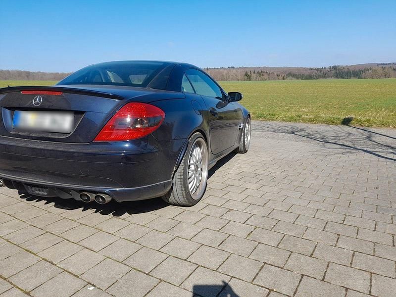 Gebraucht Mercedes SLK280 231 PS (169 kW) 2006 Blau Cabrio