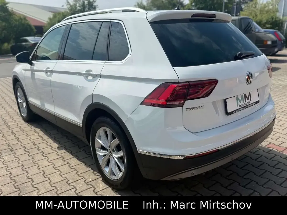 Gebraucht VW Tiguan Highline 150 PS (110 kW) 2018 Pure white SUV