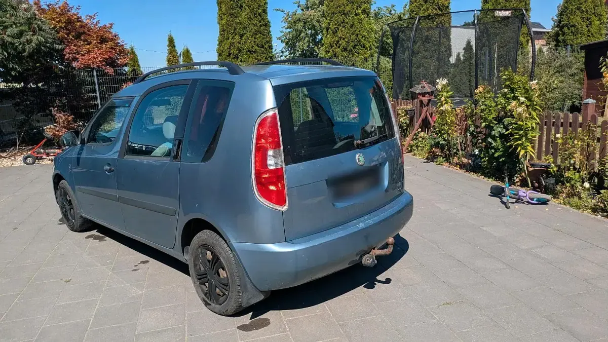Gebraucht Skoda Roomster 70 PS (51 kW) 2007 Blau Van / Kleinbus