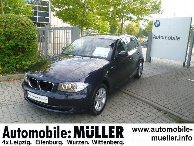Blau metallic Gebraucht 2008 BMW 118 Advantage Kleinwagen | 17.489 € - Bild 1/4