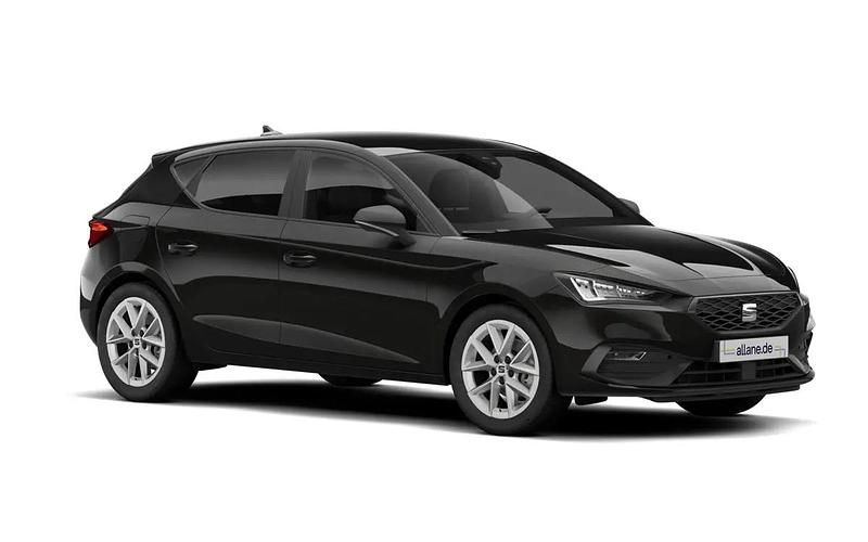 Midnight schwarz metallic Neu 2025 Seat Leon FR Limousine | 42.145 € - Bild 1/4