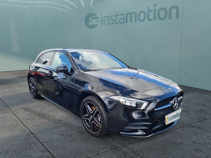 Schwarz Gebraucht 2021 Mercedes A250 Edition Limousine | 26.490 € (Guter Preis) - Bild 1/3