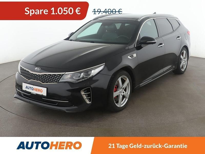 Schwarz Gebraucht 2017 Kia Optima Kombi | 17.940 € (Guter Preis) - Bild 1/3