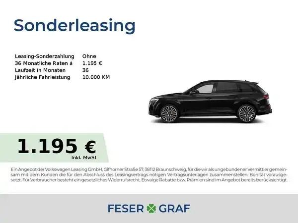 Mythosschwarz metallic Neu 2025 Audi Q7 Ambiente SUV | 98.199 € (Fairer Preis) - Bild 1/3