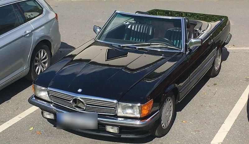Gebraucht Mercedes SL420 204 PS (150 kW) 1986 Schwarz Cabrio