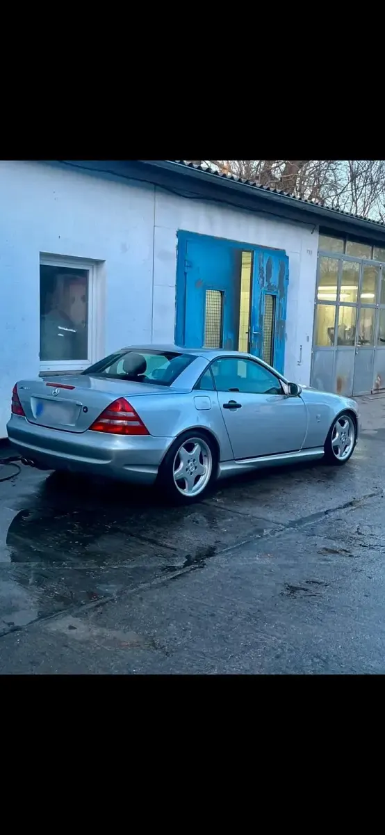 Gebraucht Mercedes SLK230 AMG 240 PS (176 kW) 1997 Silber Cabrio