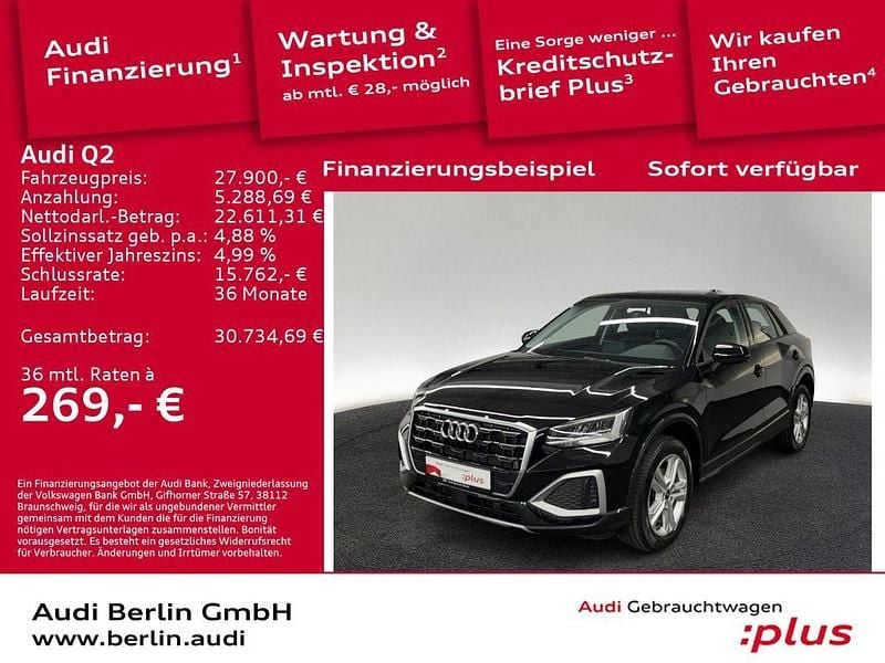 Gebraucht Audi Q2 Advanced Plus 150 PS (110 kW) 2023 Mythosschwarz metallic SUV