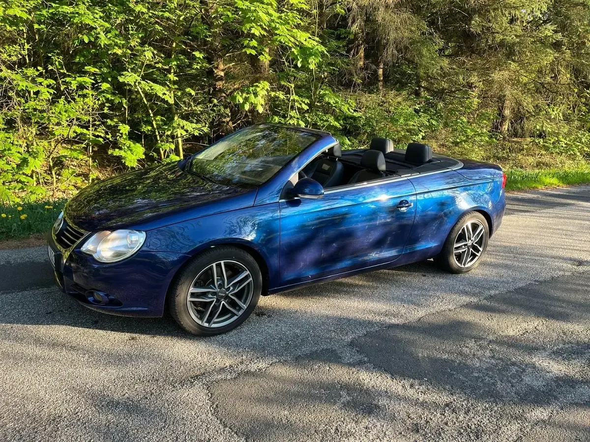Gebraucht VW Eos 200 PS (147 kW) 2007 Blau Cabrio