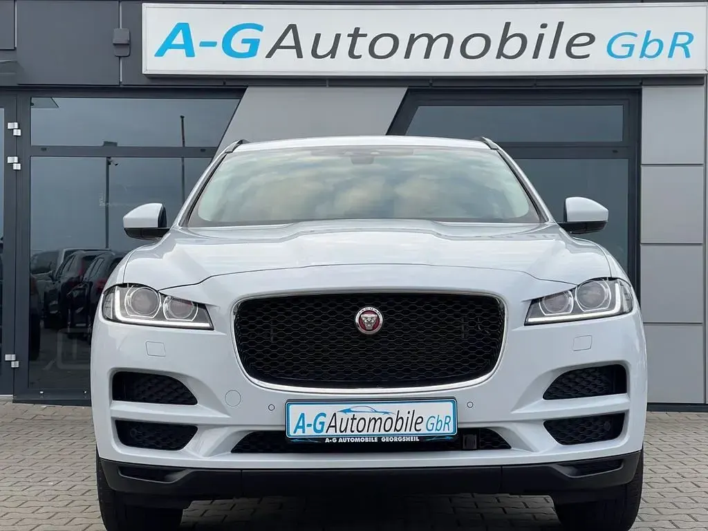 Gebraucht Jaguar F-Pace Portfolio 179 PS (131 kW) 2020 Glacier white/yulong white SUV