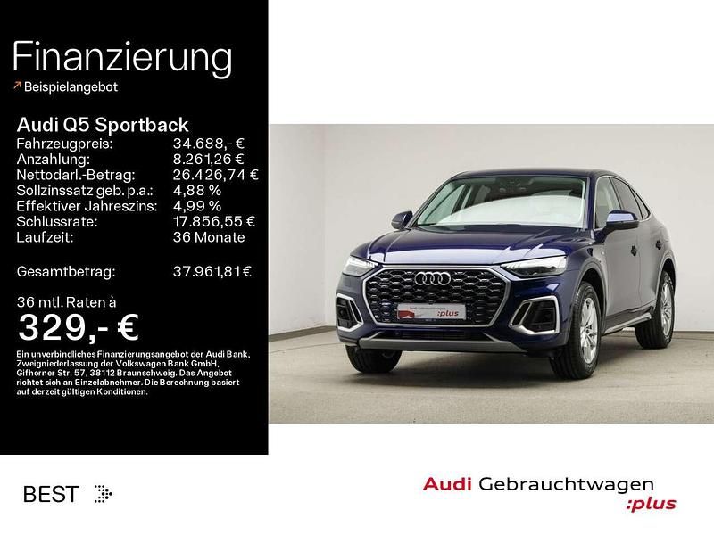 Gebraucht Audi Q5 S-Line 299 PS (219 kW) 2022 Navarrablau metallic (metallic) SUV