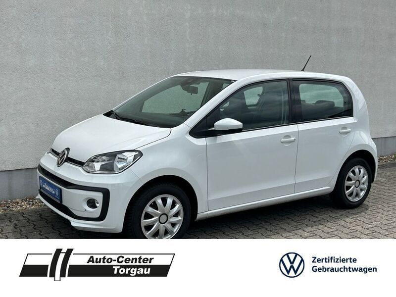 Weiß Gebraucht 2021 VW up! move up! Kleinwagen | 10.489 € (Fairer Preis) - Bild 1/4