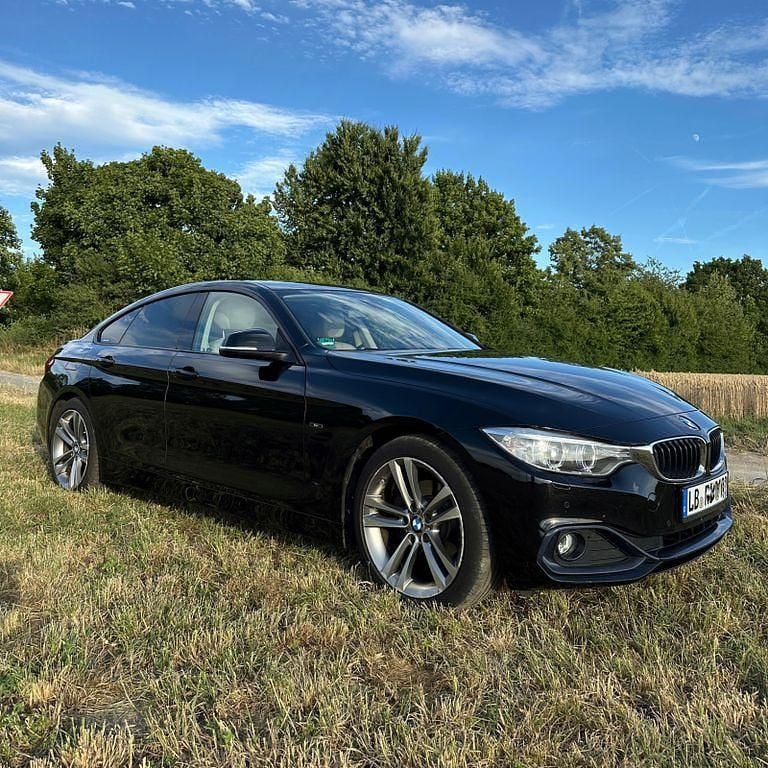 Schwarz Gebraucht 2015 BMW 420 Gran Coupé M Sport Coupé | 14.600 € (Fairer Preis) - Bild 1/4