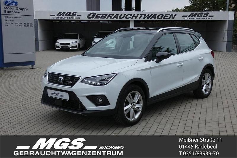 "nevada" weiss Gebraucht 2021 Seat Arona Beats SUV | 19.950 € (Fairer Preis) - Bild 1/4