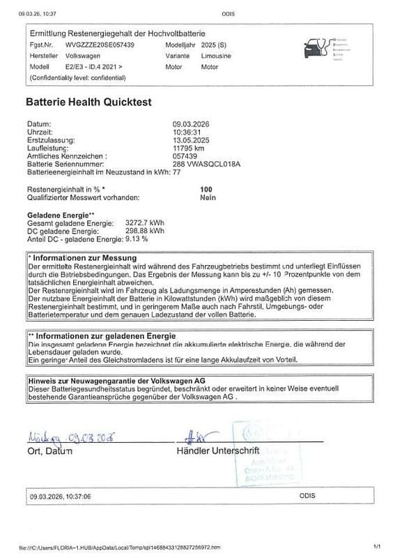 Gebraucht VW ID.4 Pro 210 kW (286 PS) 2025 Gletscherweiß SUV