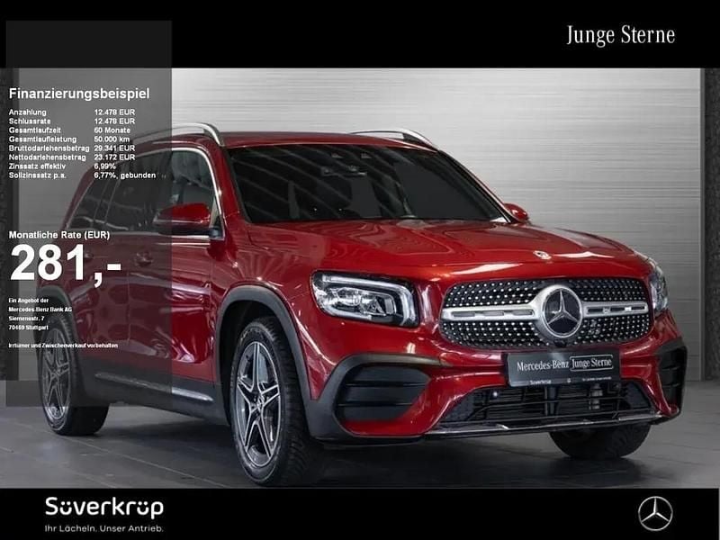 Rot Gebraucht 2021 Mercedes GLB200 AMG SUV | 34.680 € (Fairer Preis) - Bild 1/2