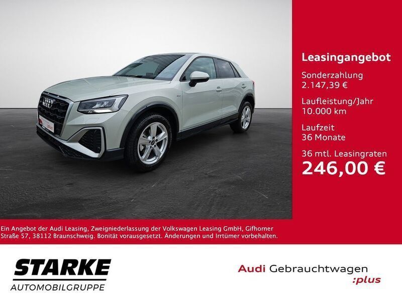 Tausilber metallic Gebraucht 2024 Audi Q2 S-Line SUV | 32.980 € (Fairer Preis) - Bild 1/4