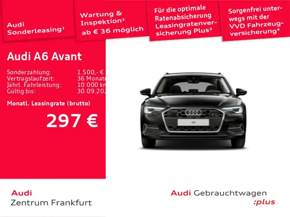 Gebraucht Audi A6 Advanced Plus 299 PS (219 kW) 2025 Mythosschwarz metallic Kombi