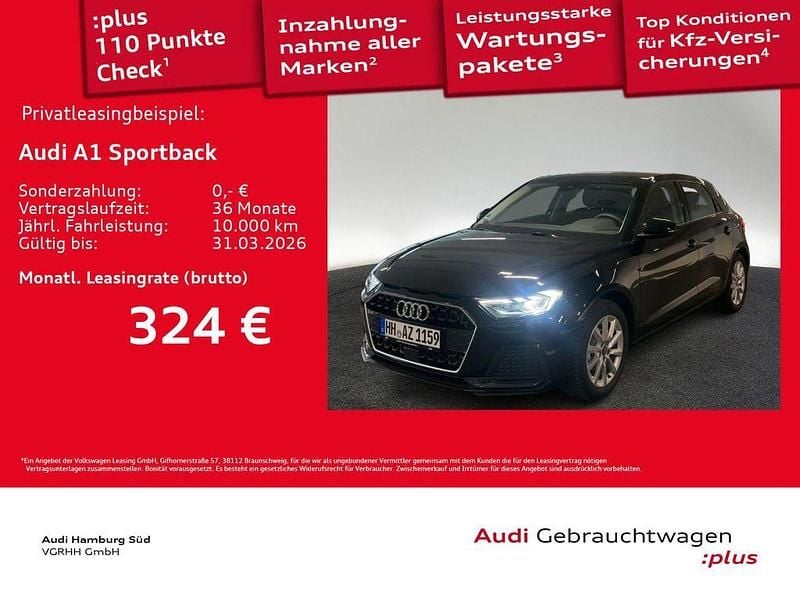 Schwarz Gebraucht 2025 Audi A1 Sportback Advanced Kleinwagen | 25.980 € (Fairer Preis) - Bild 1/3