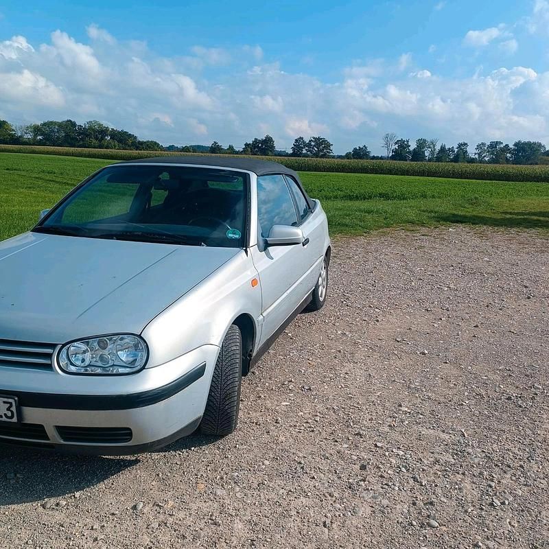 Silber Gebraucht 2000 VW Golf Cabriolet Cabrio | 1.850 € (Guter Preis) - Bild 1/4