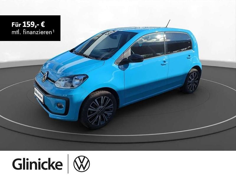 Blau Gebraucht 2021 VW up! United Kleinwagen | 12.480 € (Fairer Preis) - Bild 1/3