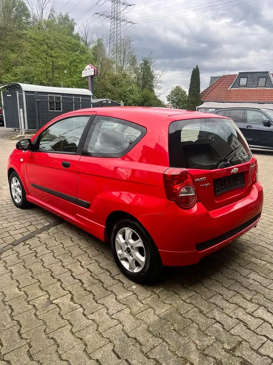 Gebraucht Chevrolet Aveo 2009 Rot Kleinwagen
