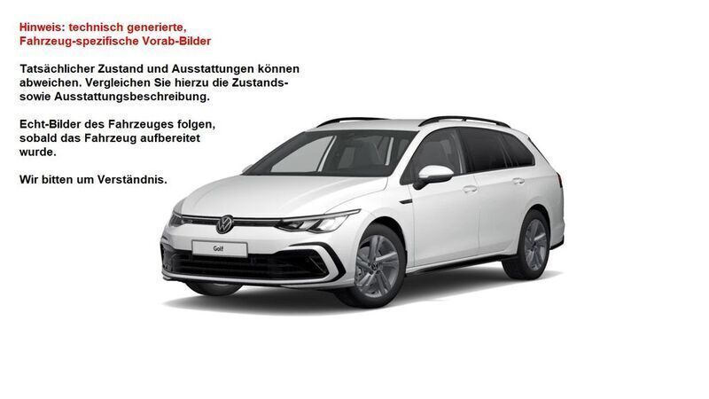 Weiß Gebraucht 2022 VW Golf VIII R-line Kombi | 24.370 € (Fairer Preis) - Bild 1/4