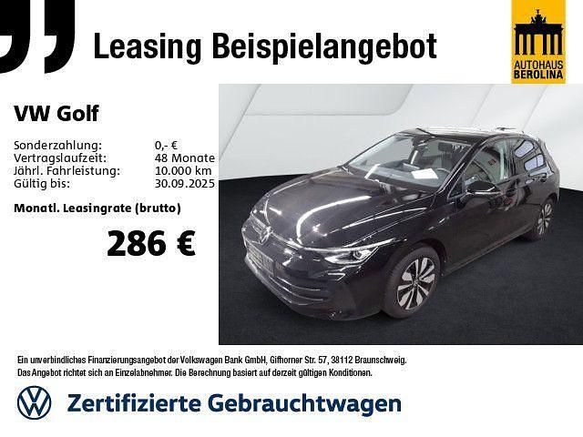 Schwarz Gebraucht 2024 VW Golf VIII Goal Limousine | 28.444 € (Superpreis) - Bild 1/4
