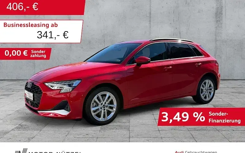 Usata Audi A3 Advanced 204 CV (150 kW) 2025 Rosso Berlina