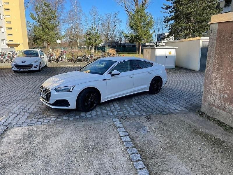 Gebraucht Audi A5 Sportback S-Line 190 PS (139 kW) 2020 Weiß Kleinwagen