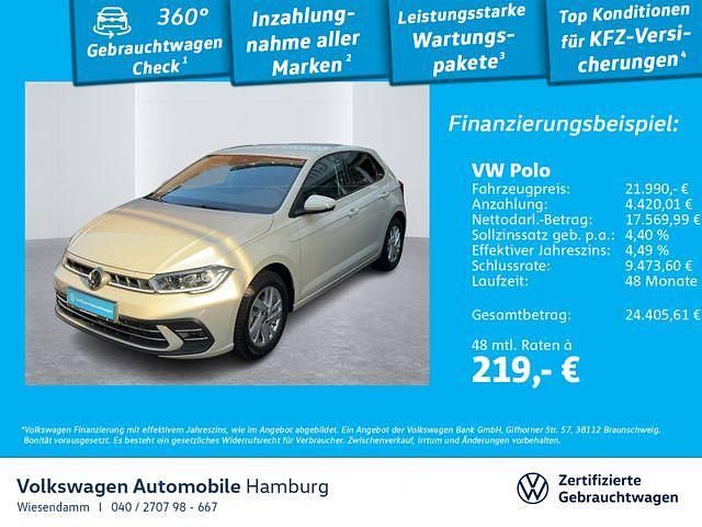 Ascot grey Gebraucht 2022 VW Polo Style Limousine | 21.990 € (Fairer Preis) - Bild 1/3