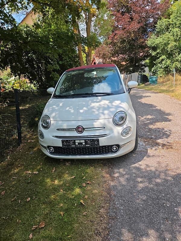 Weiß Gebraucht 2017 Fiat 500C Lounge Cabrio | 9.500 € (Guter Preis) - Bild 1/4