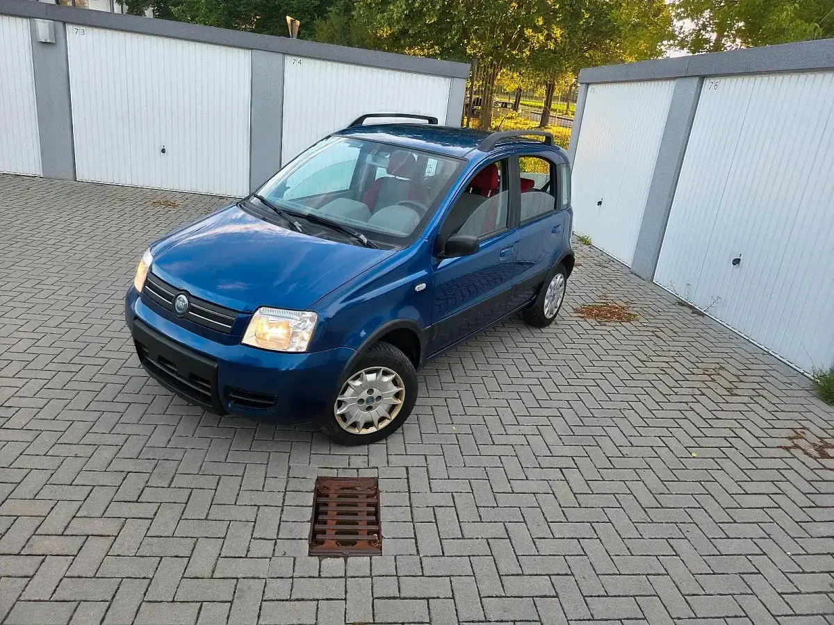 Gebraucht Fiat Panda 4x4 60 PS (44 kW) 2006 Blau Kleinwagen