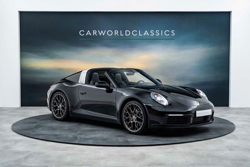 Schwarz Gebraucht 2021 Porsche 911 Targa 4S Chrono Cabrio | 169.992 € (Teuer) - Bild 1/4