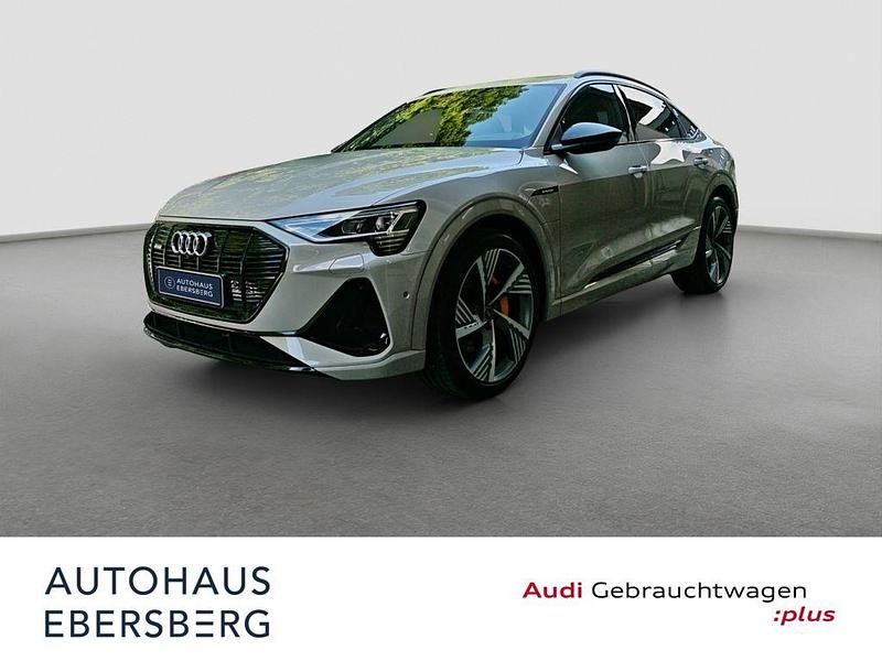 Beige Gebraucht 2021 Audi e-tron Sportback S-Line SUV | 45.900 € (Teuer) - Bild 1/4