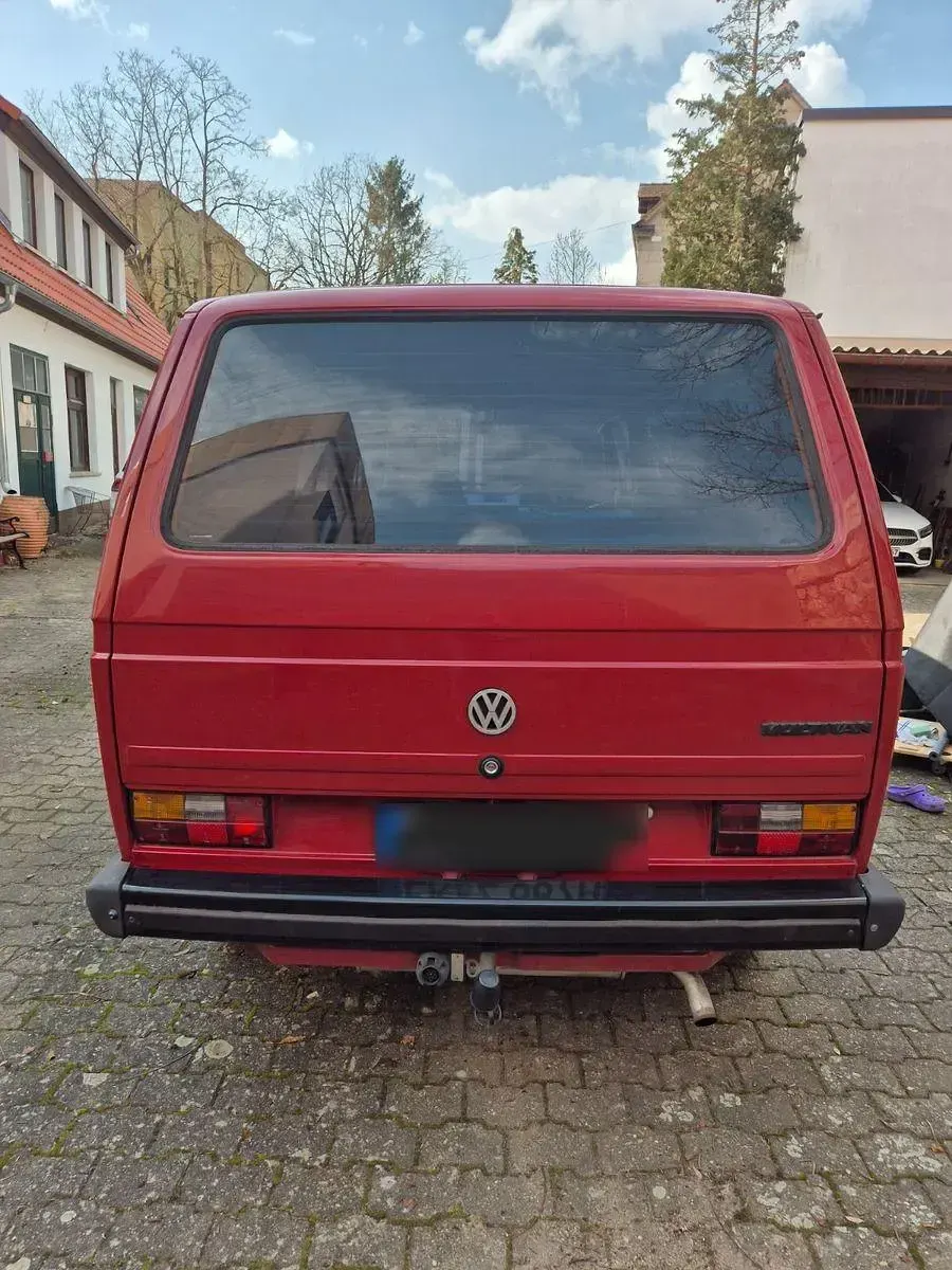 Gebraucht VW Multivan 69 PS (50 kW) 1989 Rot Van / Kleinbus