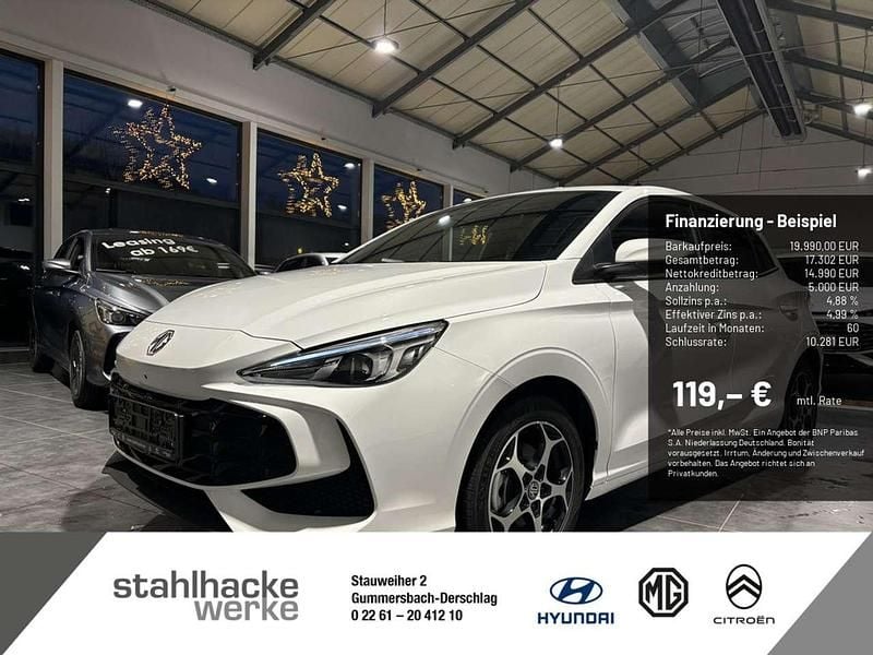 Weiss Neu 2025 MG MG3 Luxury Kleinwagen | 19.990 € (Guter Preis) - Bild 1/4