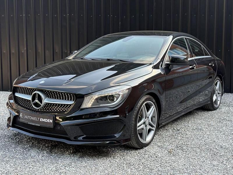 Schwarz Gebraucht 2016 Mercedes CLA180 AMG line Limousine | 16.990 € (Fairer Preis) - Bild 1/3