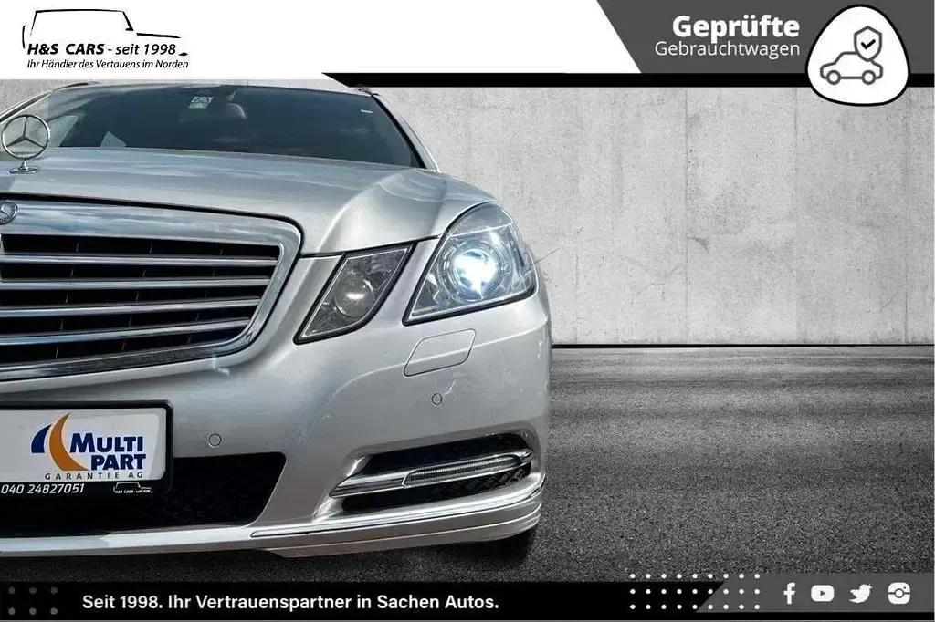 Gebraucht Mercedes E200 136 PS (100 kW) 2012 Silber Limousine