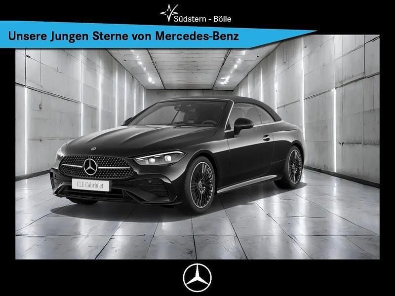 Metalliclack obsidianschwarz (metallic) Gebraucht 2024 Mercedes 200 Cabrio | 52.984 € (Fairer Preis) - Bild 1/4
