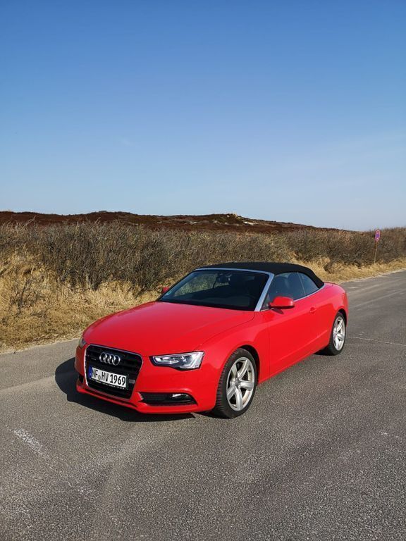 Rot Gebraucht 2012 Audi A5 Cabriolet Comfort Cabrio | 16.950 € (Superpreis) - Bild 1/4