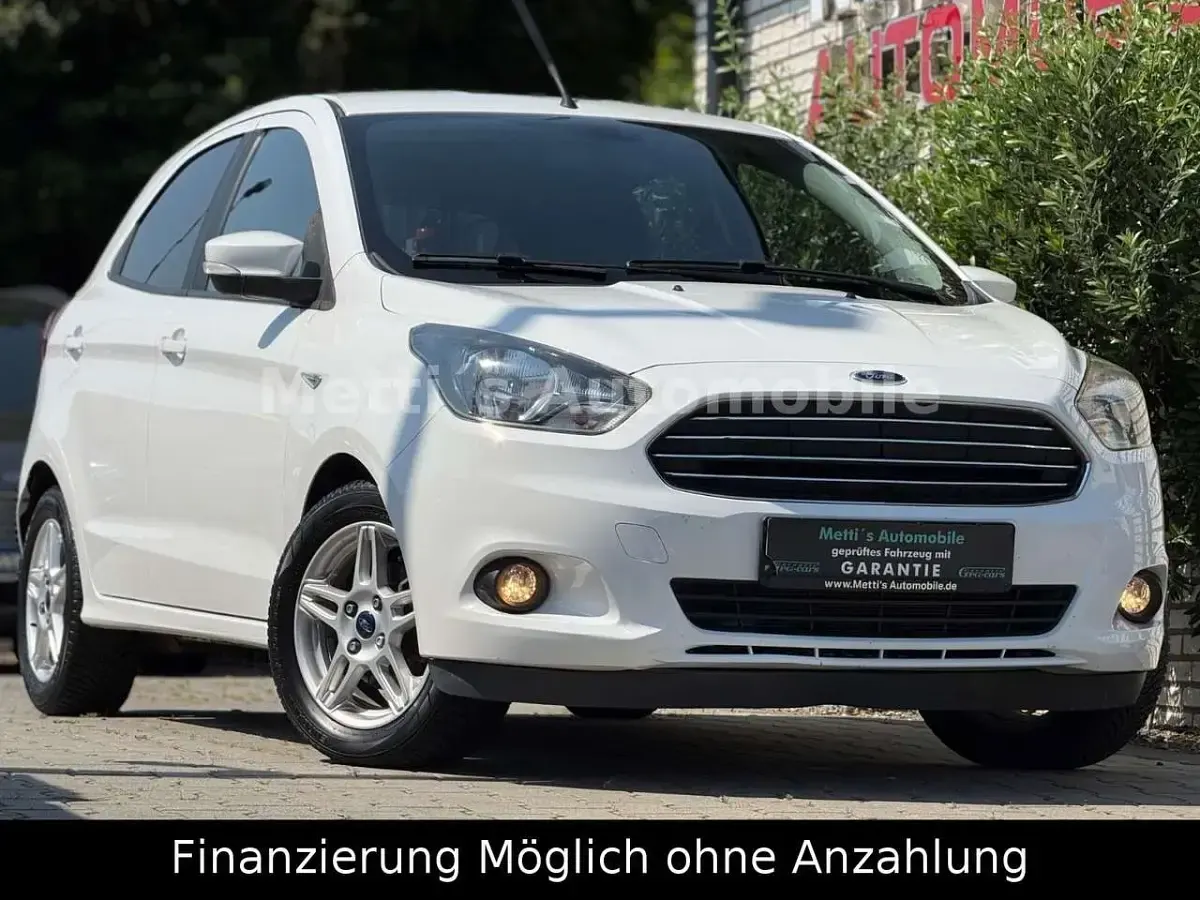 Gebraucht Ford Ka Plus Cool & Sound Edition 86 PS (63 kW) 2018 Weiß Kleinwagen