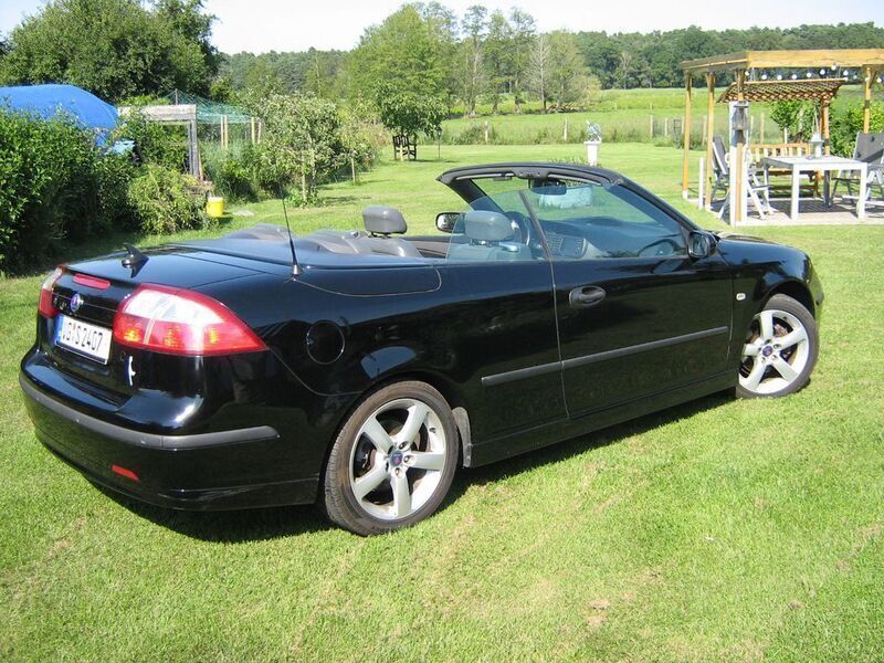 Schwarz Gebraucht 2005 Saab 9-3 Cabriolet Vector Cabrio | 6.650 € (Fairer Preis) - Bild 1/4