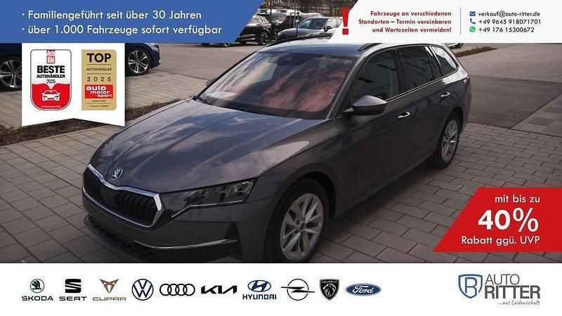 Graphitegrau metallic/grau Gebraucht 2024 Skoda Octavia Selection Kombi | 28.990 € (Superpreis) - Bild 1/4