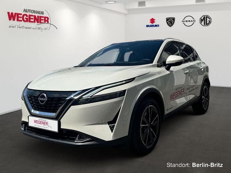 Pearl white Gebraucht 2024 Nissan Qashqai Tekna+ SUV | 30.380 € (Superpreis) - Bild 1/4