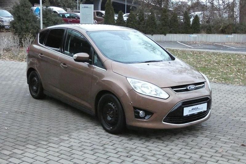 Gebraucht Ford C-MAX Titanium 125 PS (91 kW) 2012 Canyonbraun (metallic) Van / Kleinbus