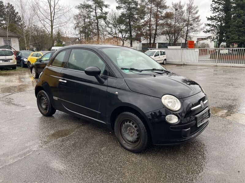 Gebraucht Fiat 500 Pop 69 PS (50 kW) 2009 Schwarz Kleinwagen