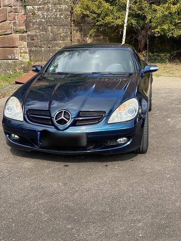 Gebraucht Mercedes SLK200 2005 Blau Cabrio