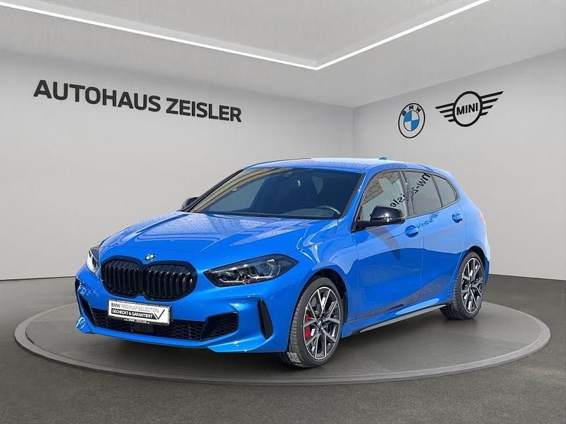 M misano blau Gebraucht 2024 BMW 128 M Sport Limousine | 35.580 € (Fairer Preis) - Bild 1/4